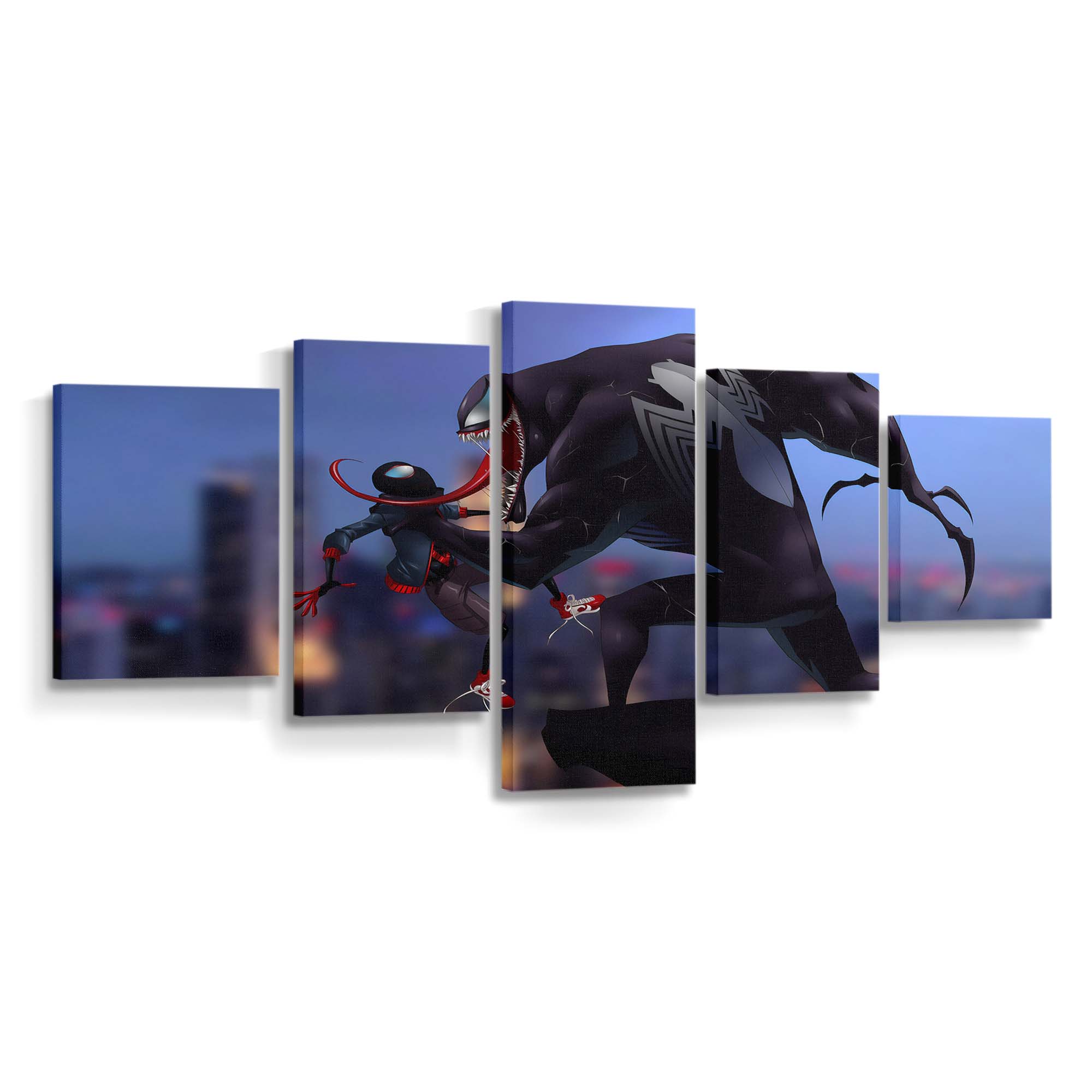 Spider Man And Venom Leinwandbilder | Wanddeko Venom Leinwandbild