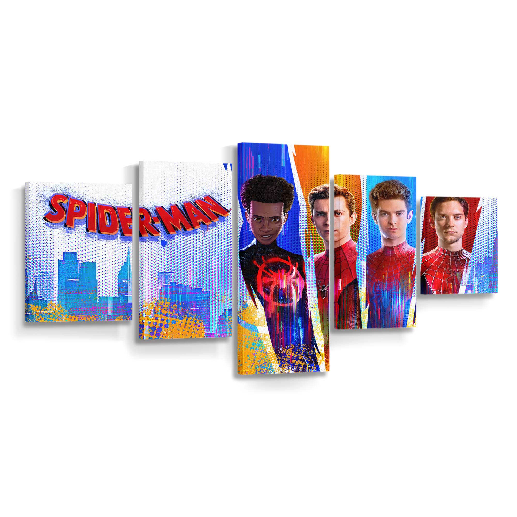 Spider Man Film Collection Cover Leinwandbilder | Wanddeko Venom Leinwandbild