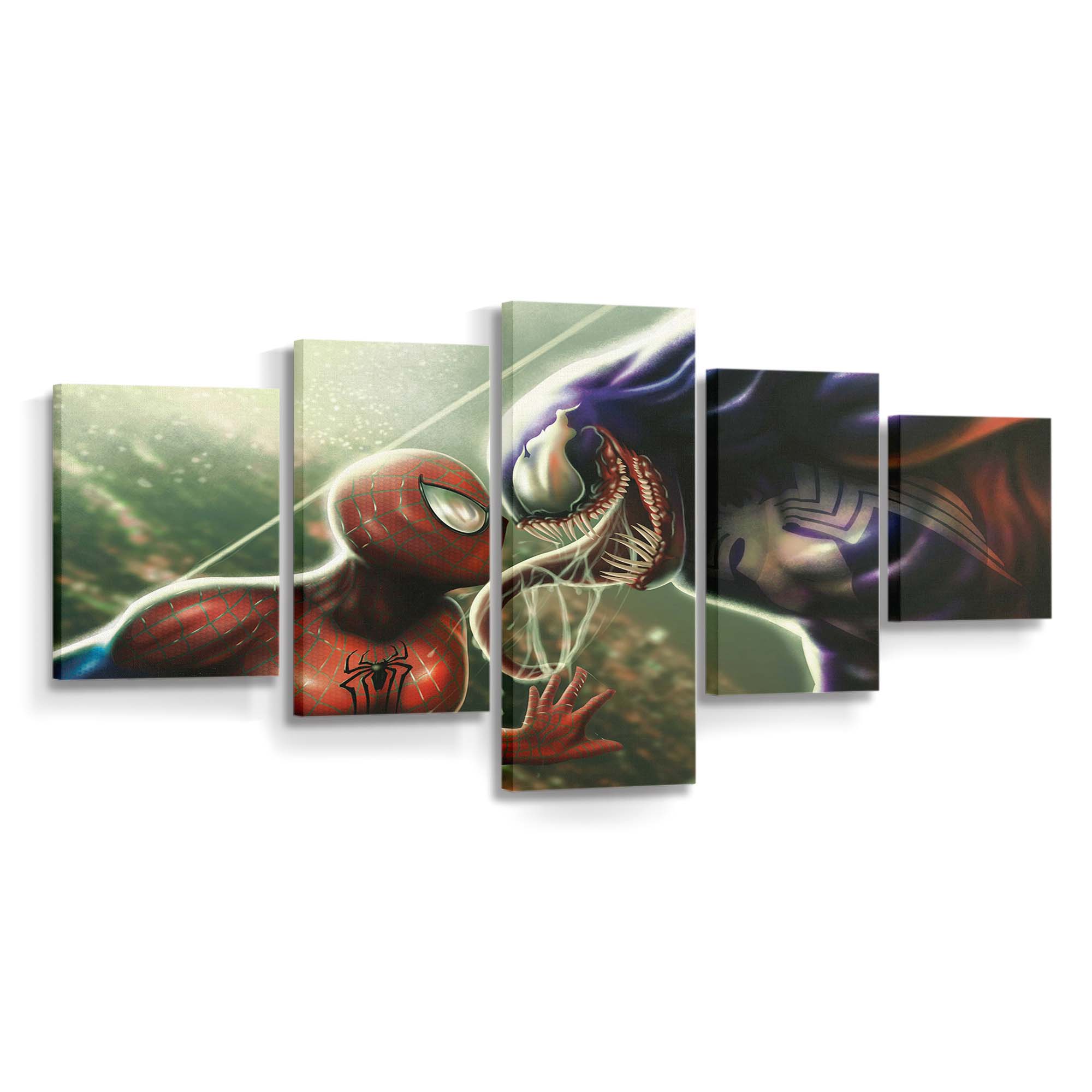 Spiderman And Venom 2 Leinwandbilder | Wanddeko Venom Leinwandbild