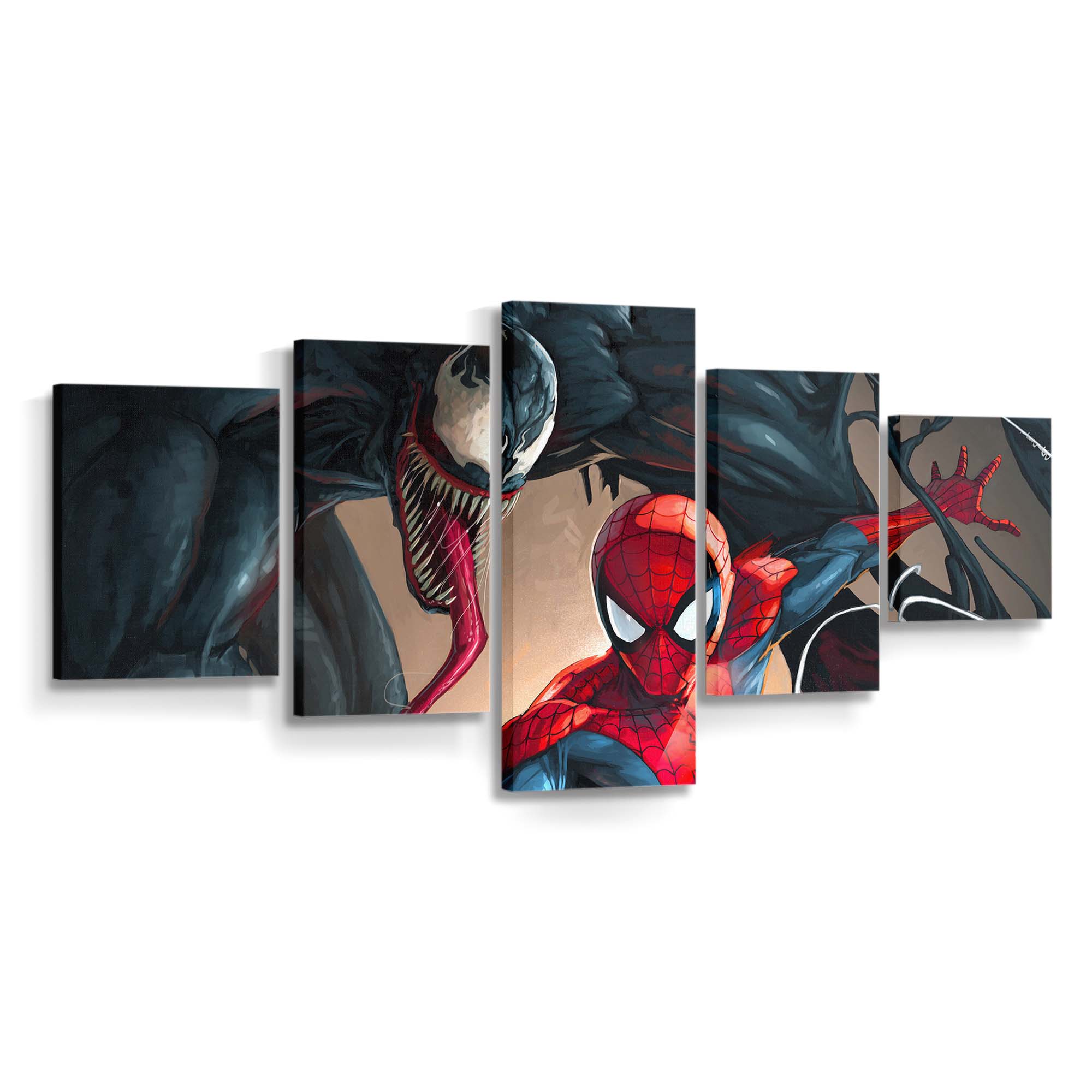 Spiderman Venom Leinwandbilder | Wanddeko Venom Leinwandbild