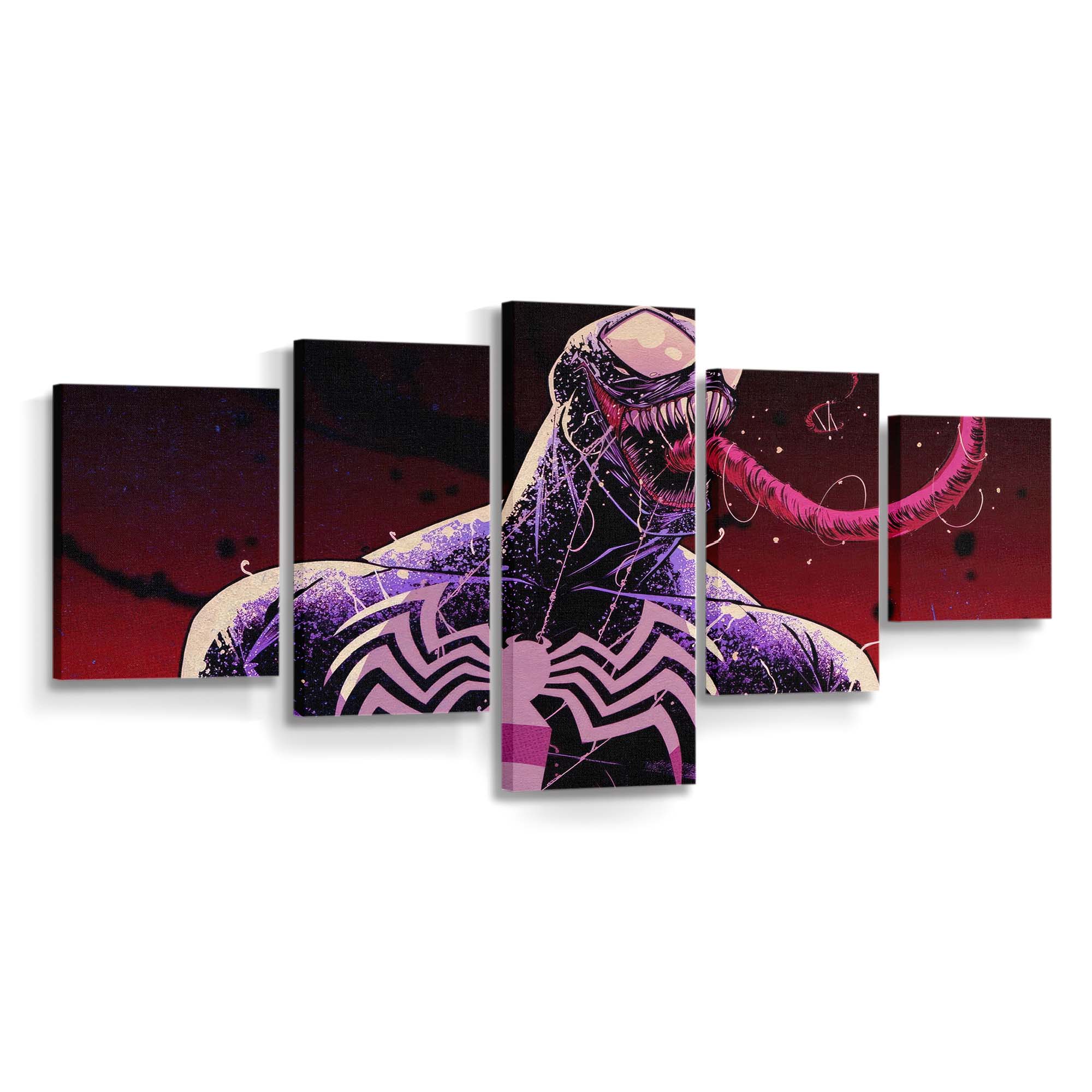 Venom Comic Artwork Leinwandbilder | Wanddeko Venom Leinwandbild
