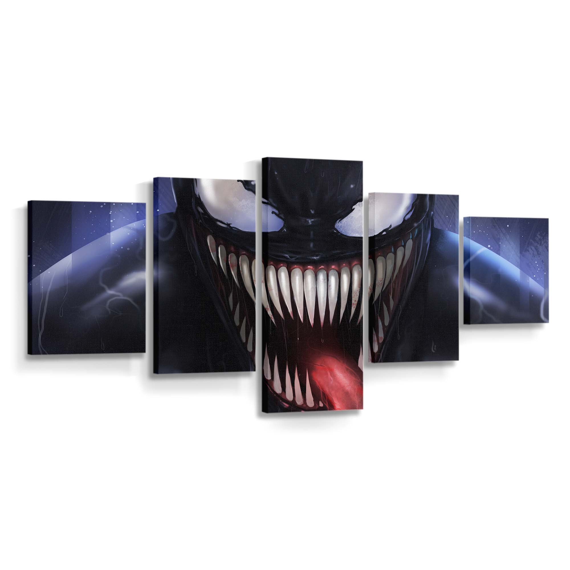 Venom Digital Fan Art Leinwandbilder | Wanddeko Venom Leinwandbild