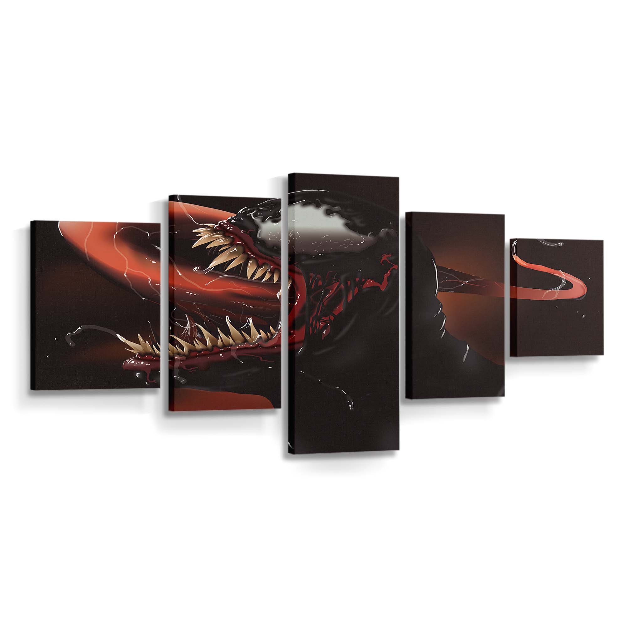 Venom Illustration New Leinwandbilder | Wanddeko Venom Leinwandbild