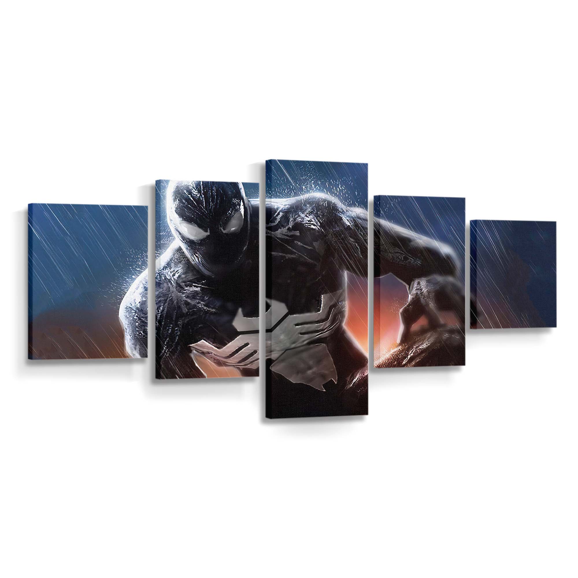 Venom In Rain Leinwandbilder | Wanddeko Venom Leinwandbild