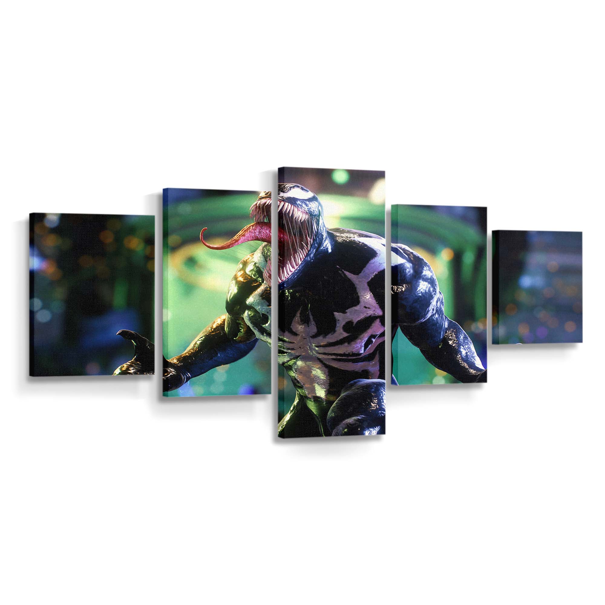 Venom Marvels Spider Man 2 Game Leinwandbilder | Wanddeko Venom Leinwandbild