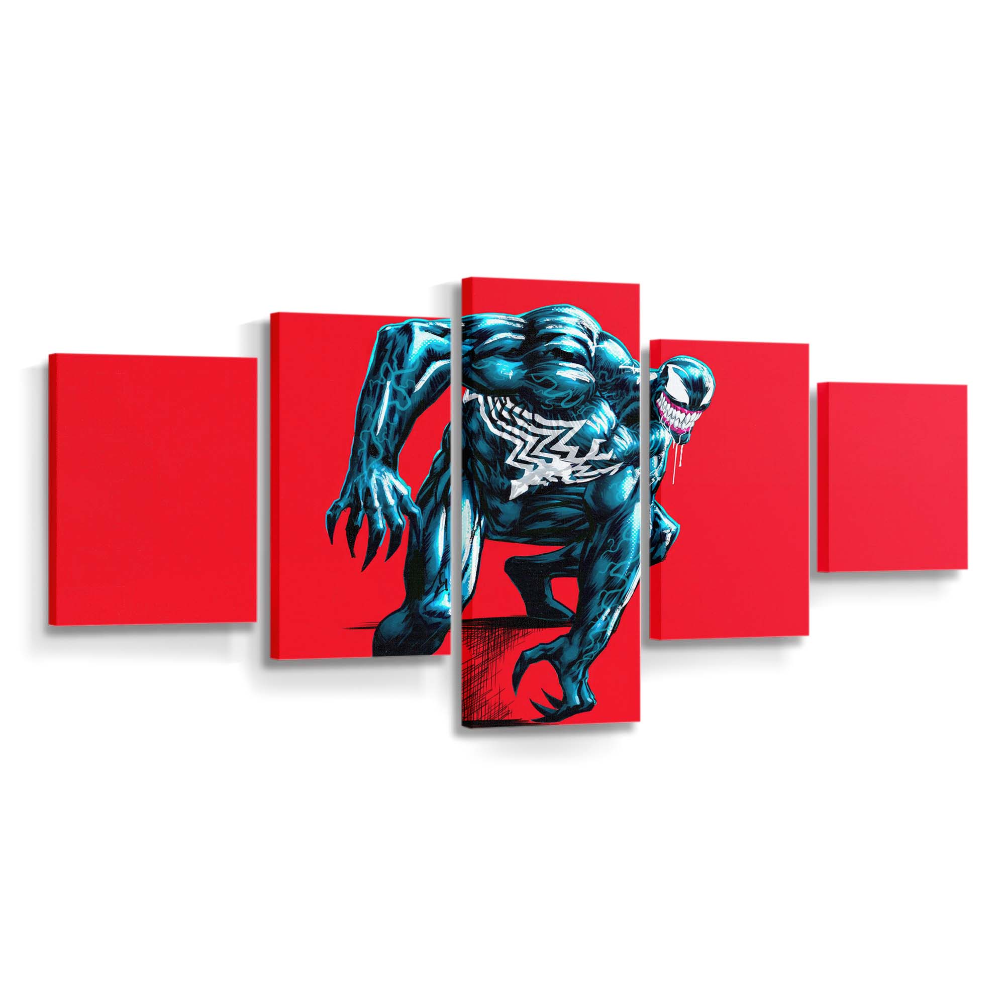 Venom Red Hot Rage Leinwandbilder | Wanddeko Venom Leinwandbild
