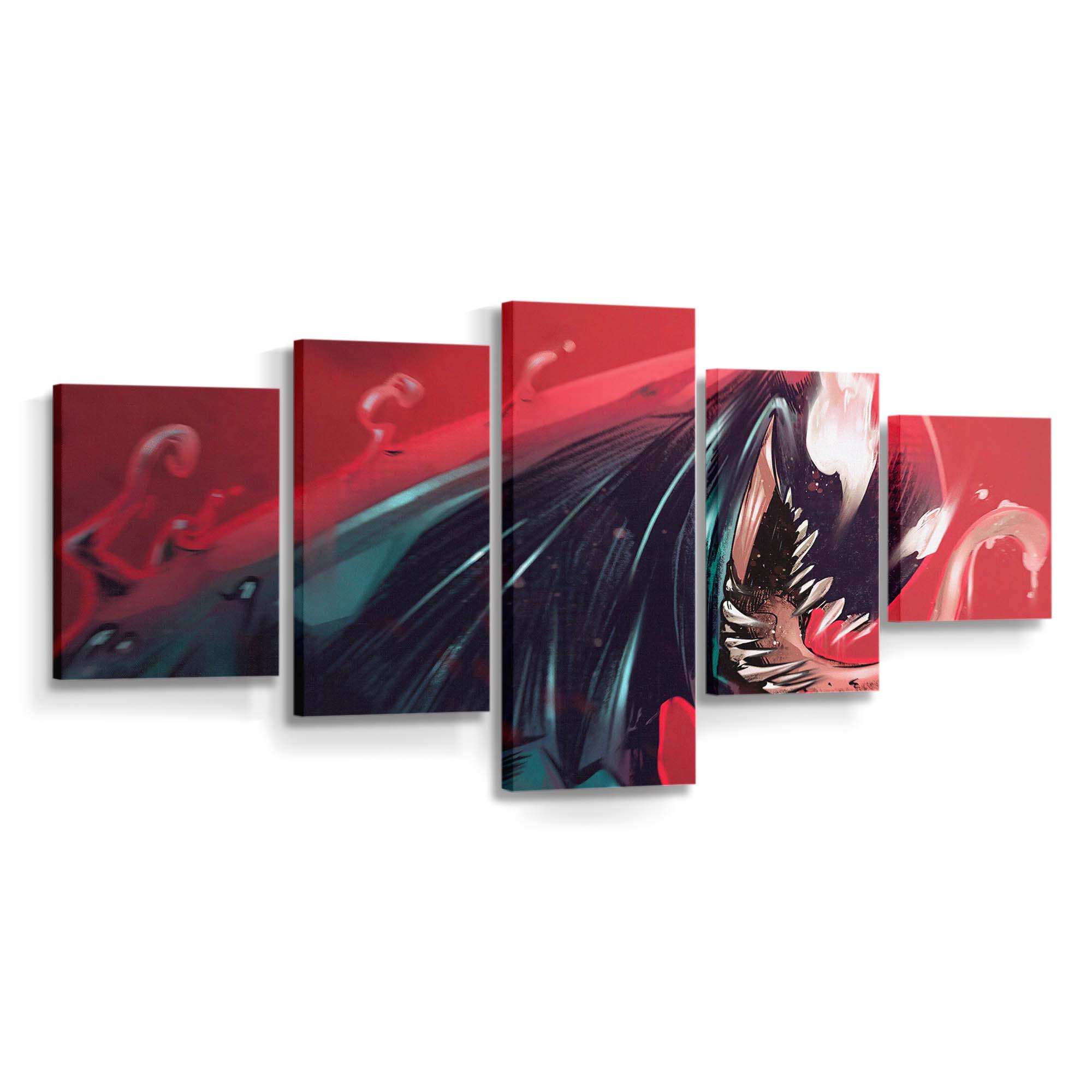 Venom Sketchy Artwork Leinwandbilder | Wanddeko Venom Leinwandbild