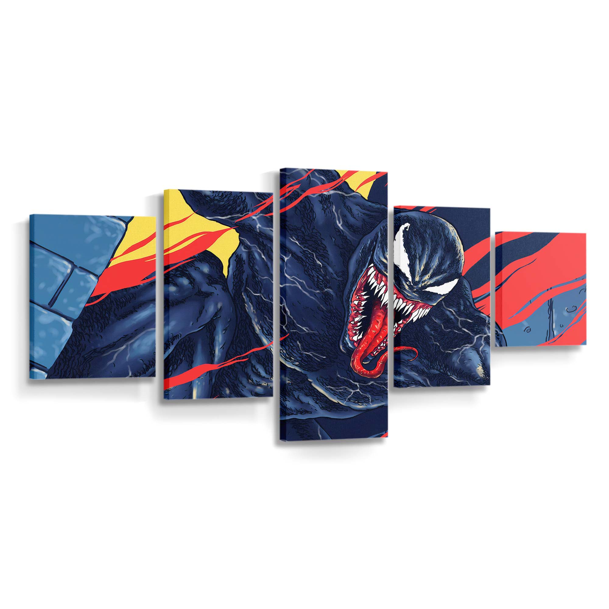 Venom Take Over City Leinwandbilder | Wanddeko Venom Leinwandbild