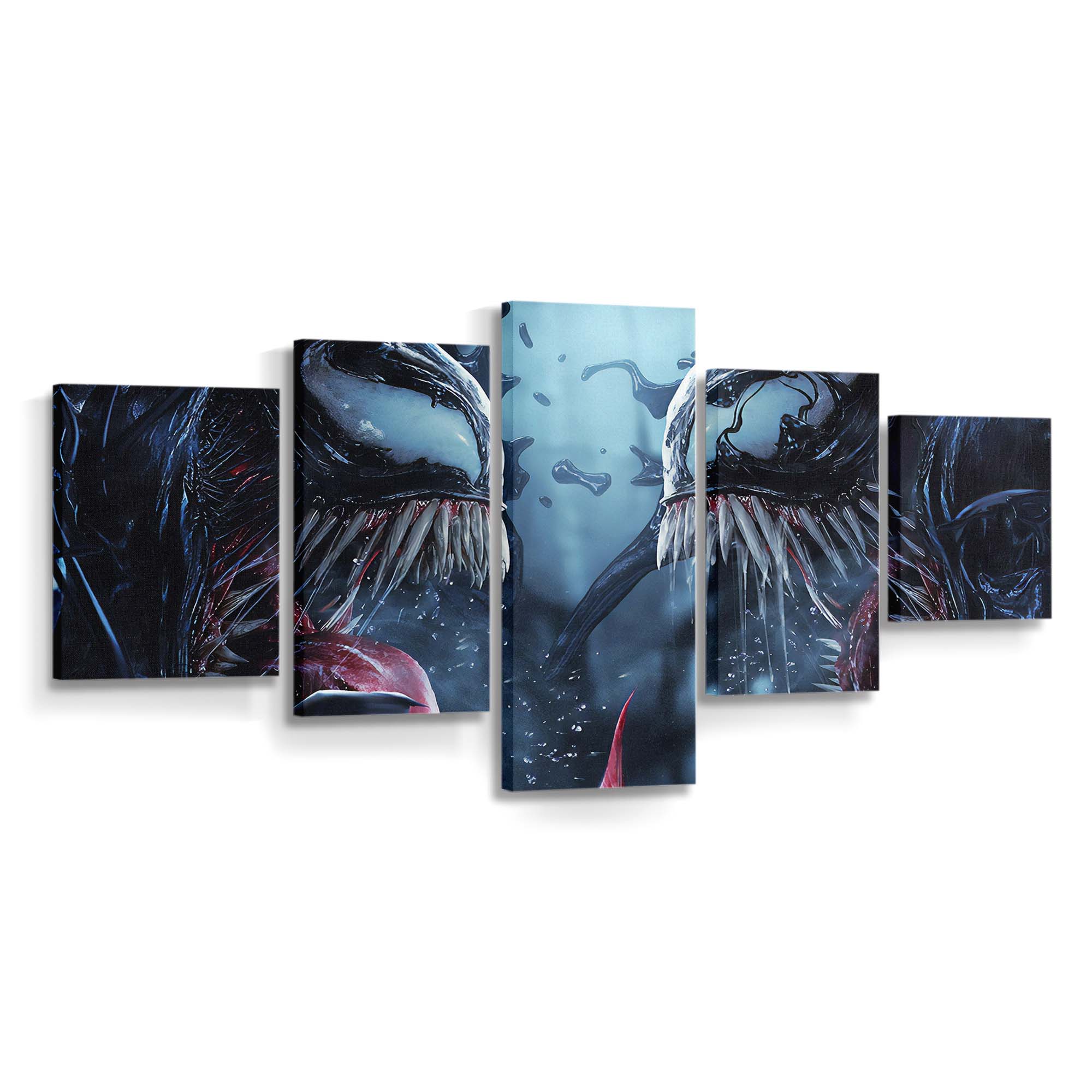 Venom Vs Riot Art Leinwandbilder | Wanddeko Venom Leinwandbild