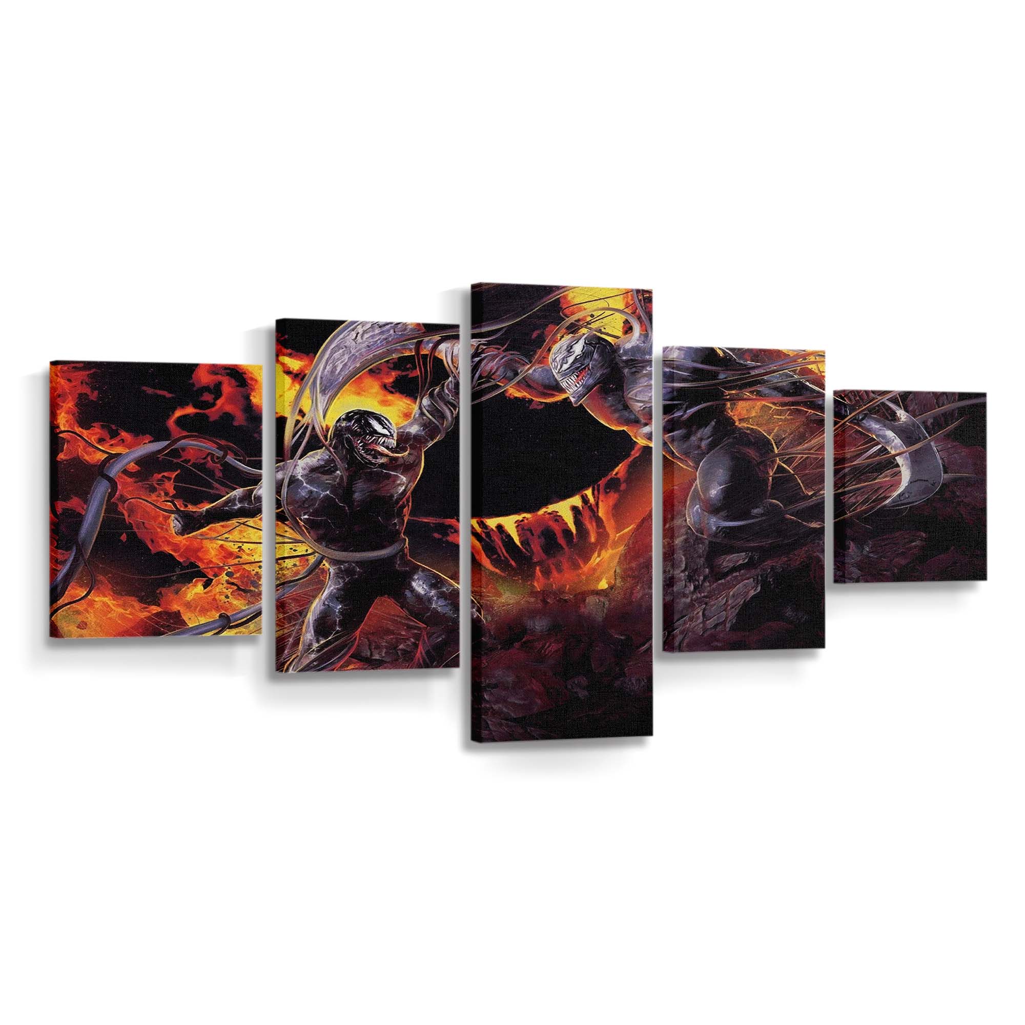 Venom Vs Riot 2 Leinwandbilder | Wanddeko Venom Leinwandbild