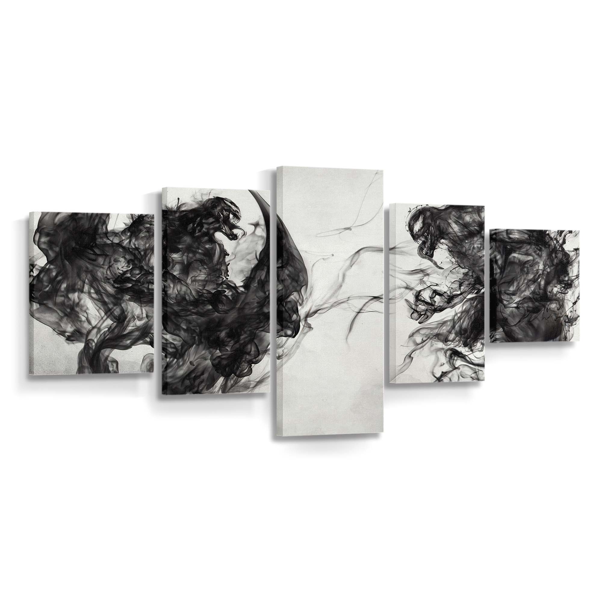 Venom Vs Riot Artwork Leinwandbilder | Wanddeko Venom Leinwandbild