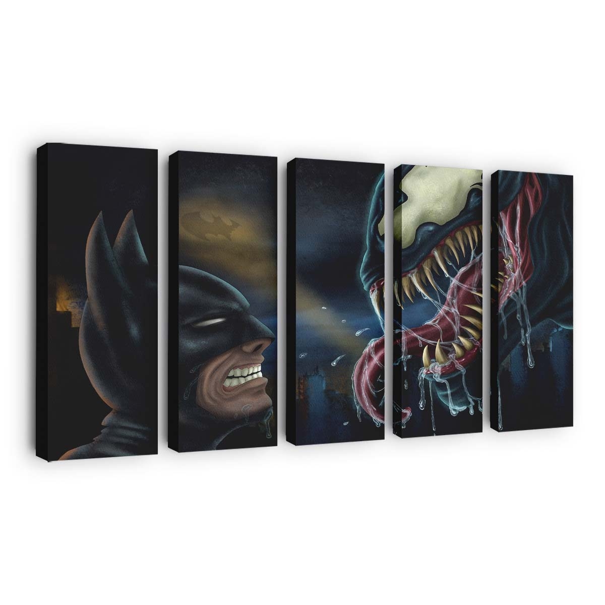 Batman Vs Venom Leinwandbilder | Wanddeko