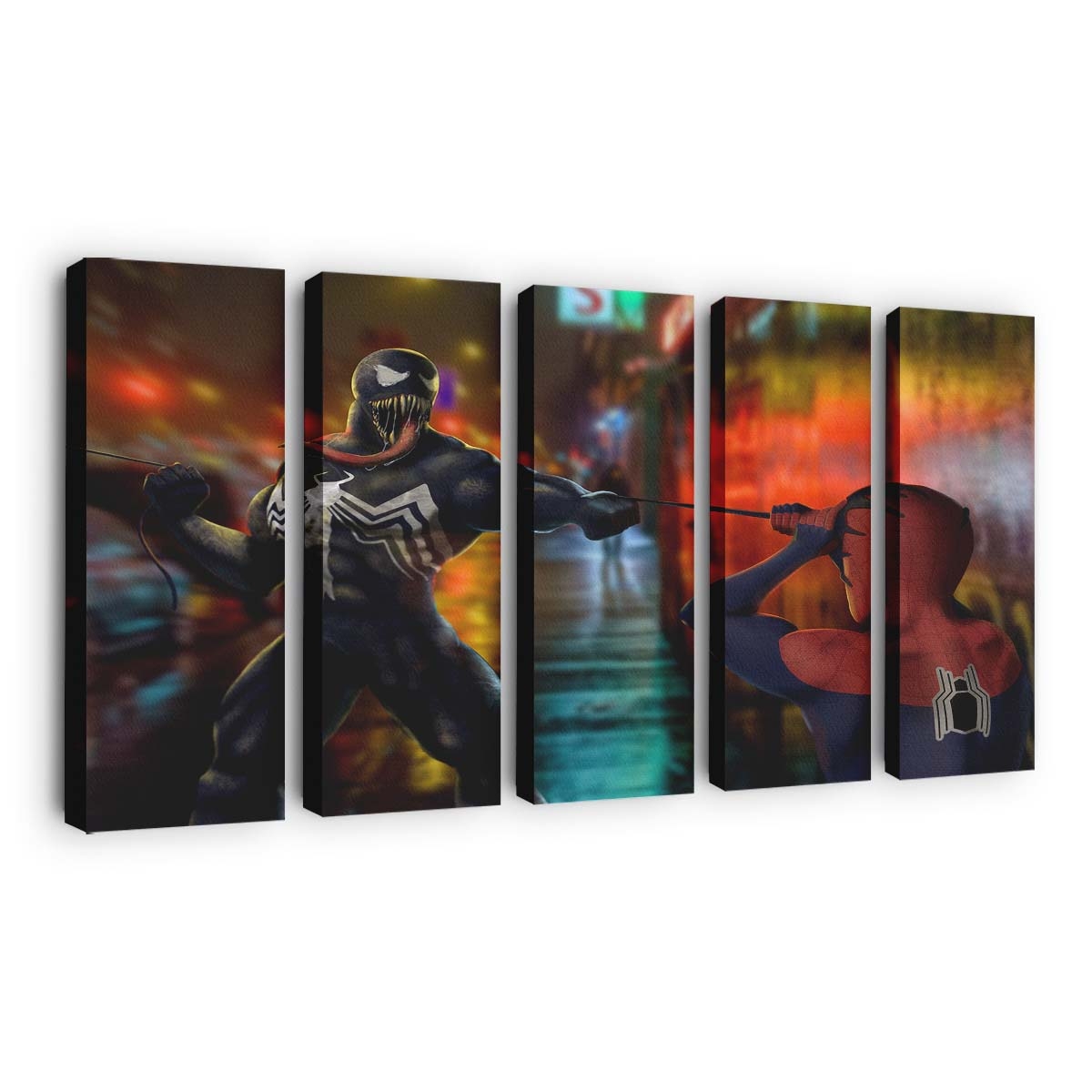 Spider Man And Venomart Leinwandbilder | Wanddeko