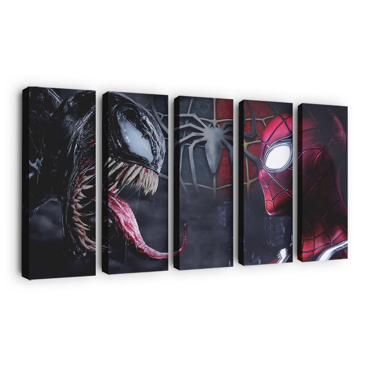 Spiderman And Venom Leinwandbilder | Wanddeko
