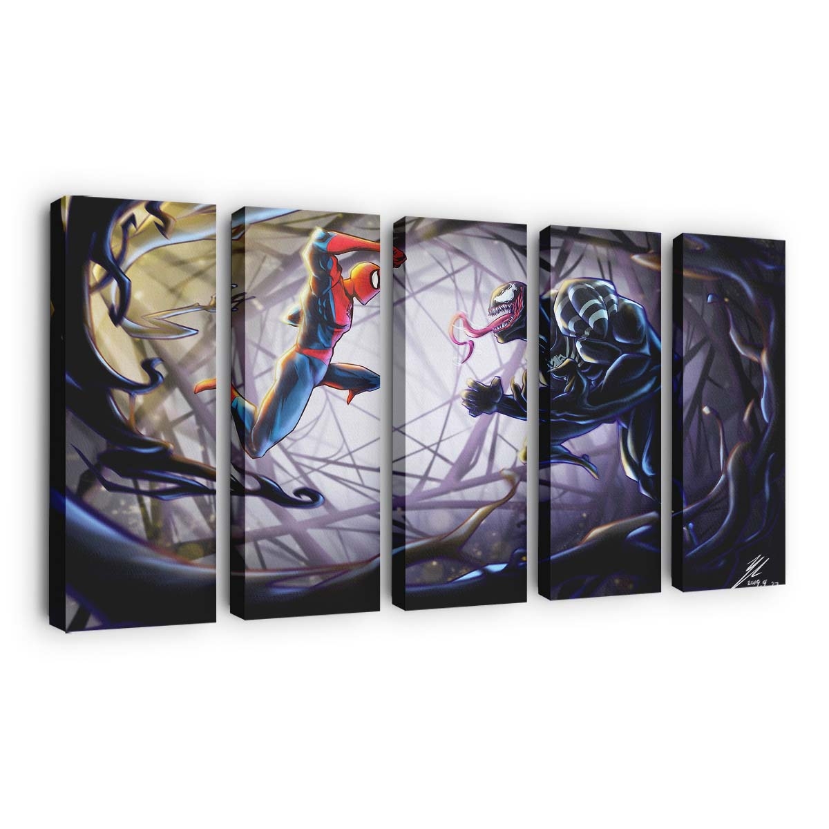 Spiderman Vs Venom 2 Leinwandbilder | Wanddeko