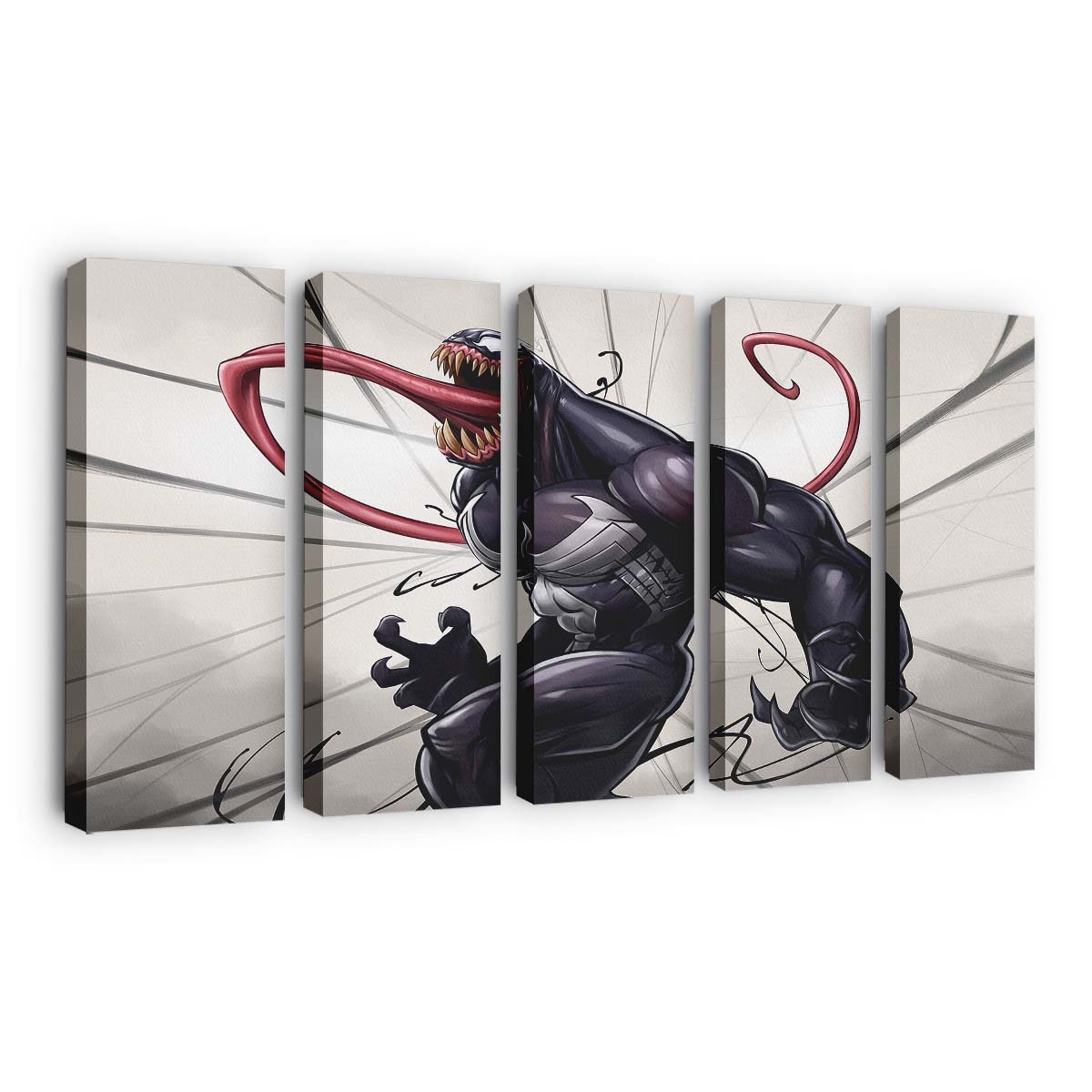 Venom Big Tongue Leinwandbilder | Wanddeko