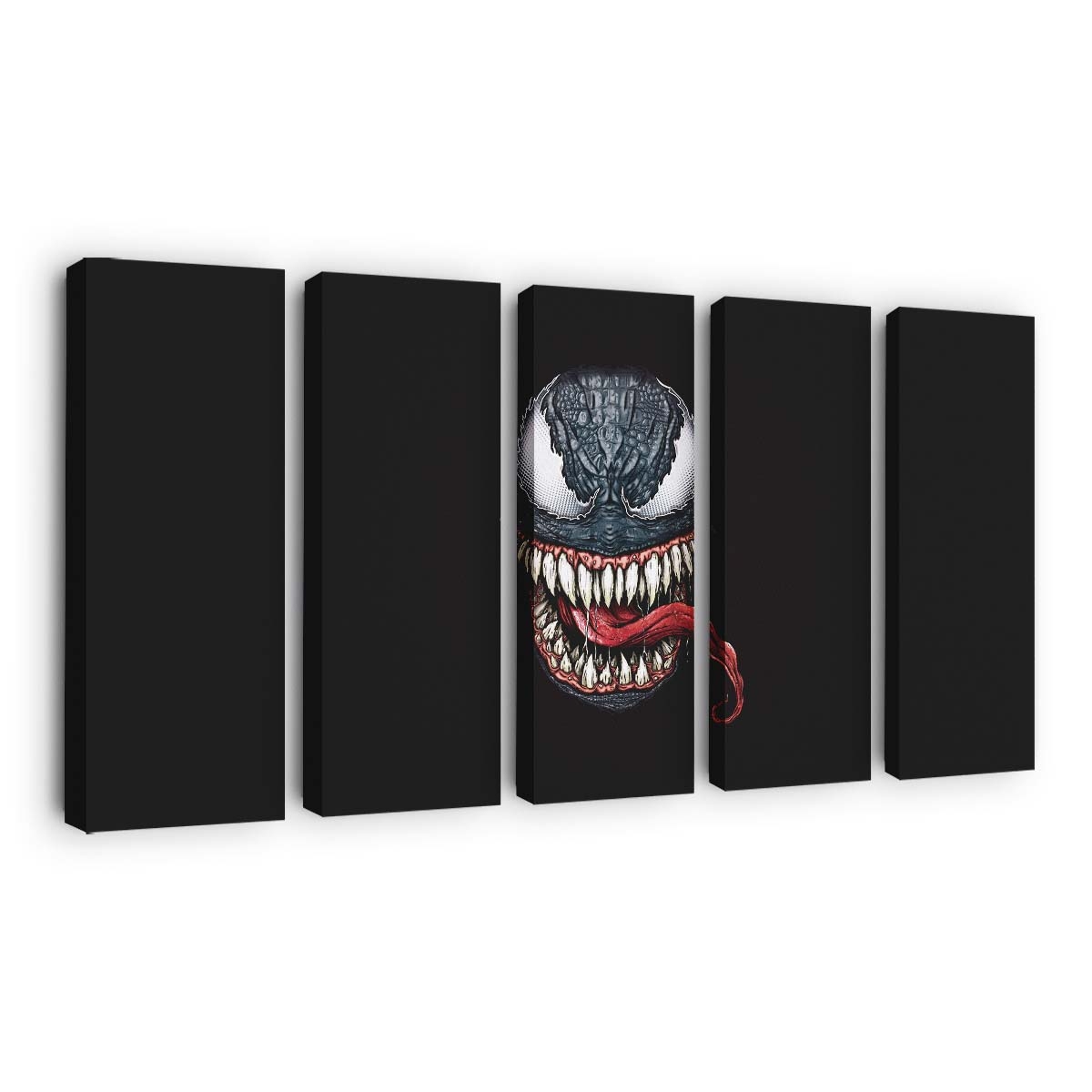 Venom Face Minimal Art Leinwandbilder | Wanddeko