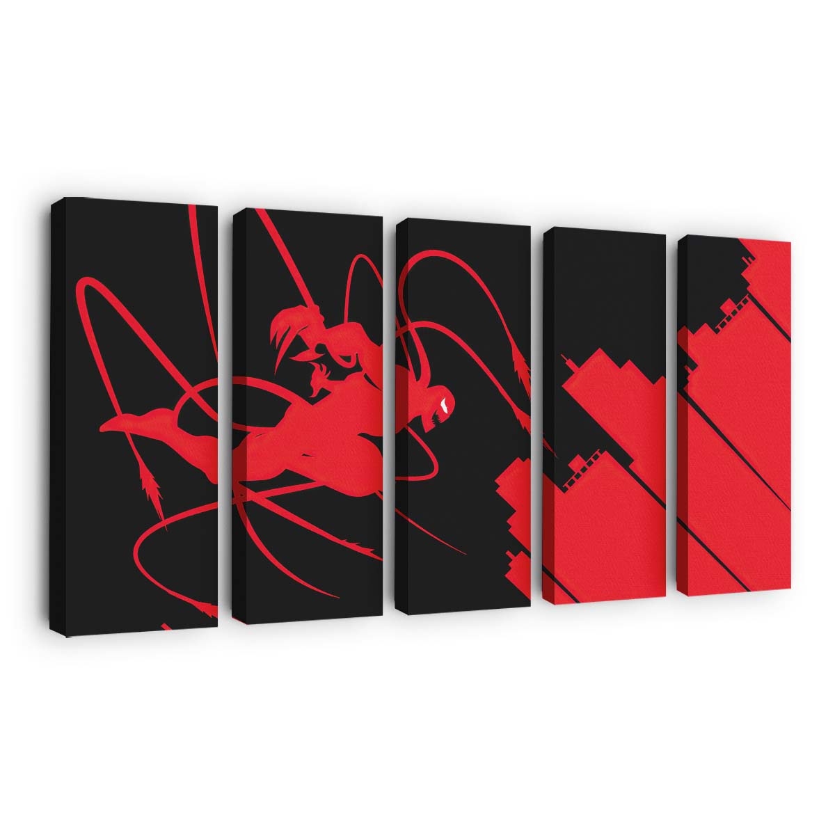 Venom Let There Be Carnage Red Minimal Leinwandbilder | Wanddeko