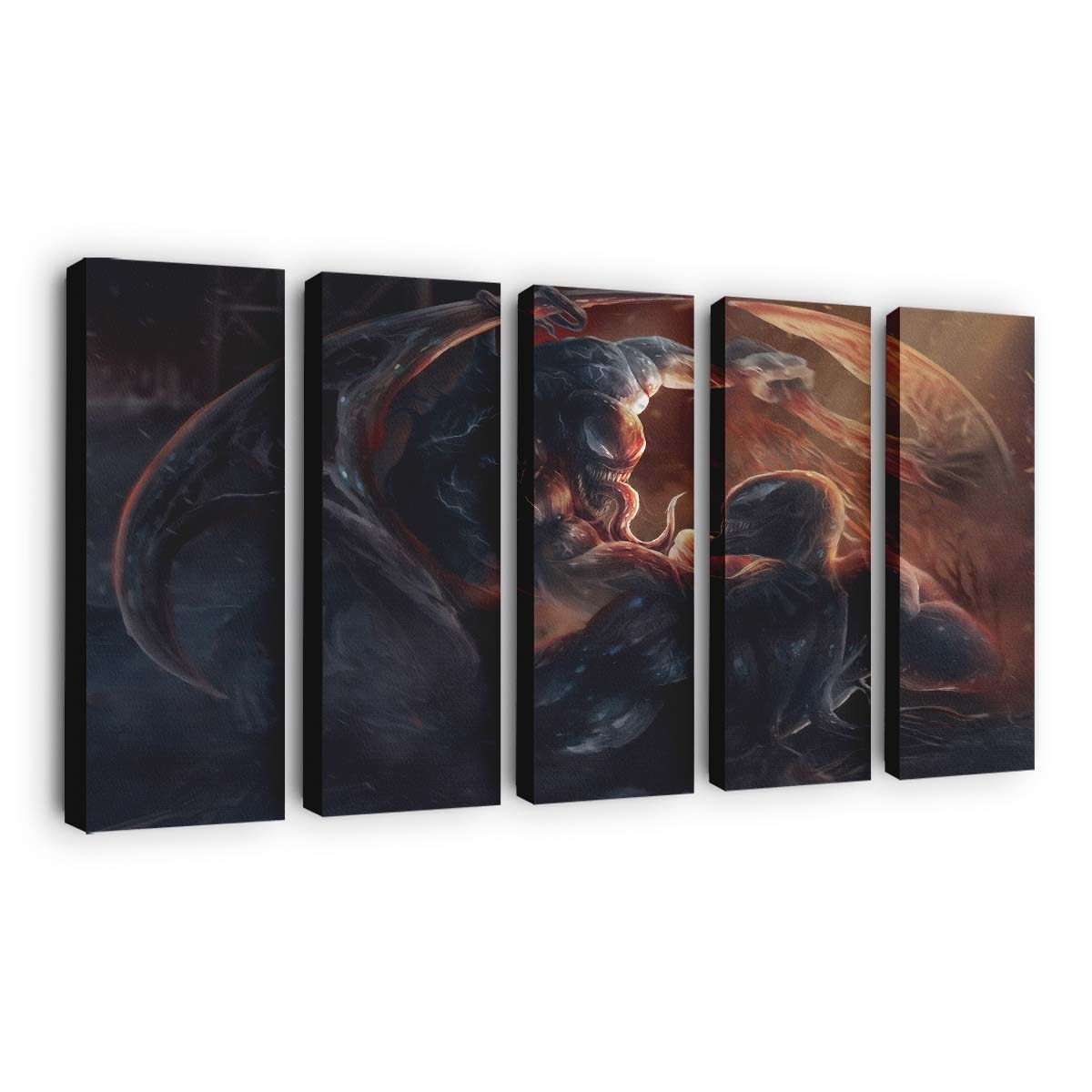 Venom Vs Riot 3 Leinwandbilder | Wanddeko