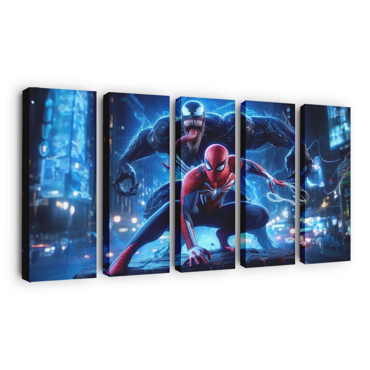 Venom Vs Spider Man Final Stand Leinwandbilder | Wanddeko