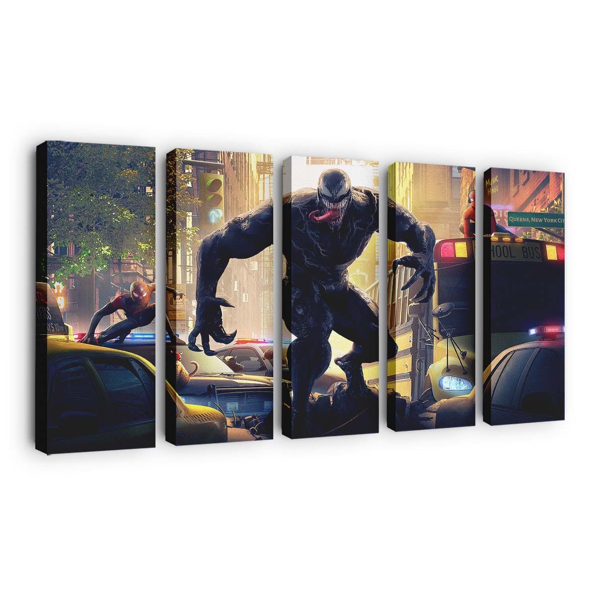 Venom Vs Spidermans Leinwandbilder | Wanddeko