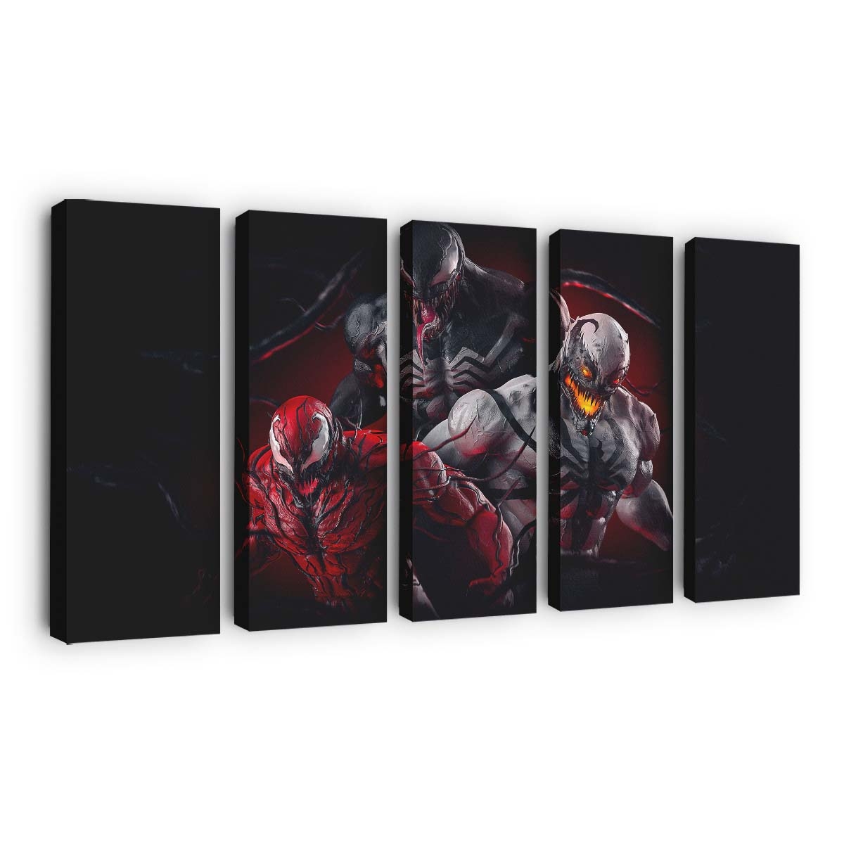 Venom X Carnage X Antivenom Leinwandbilder | Wanddeko