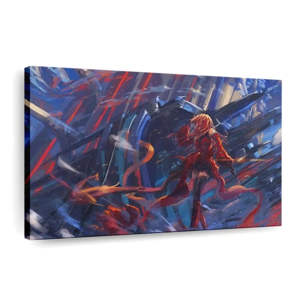 Anime Fantasia Girl Anime Madchen - Leinwand - Leinwandbilder