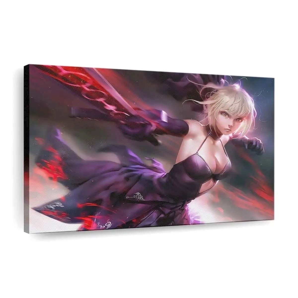 Anime Fate Grand Order Saber Fate Series Anime Madchen - Leinwand - Leinwandbilder