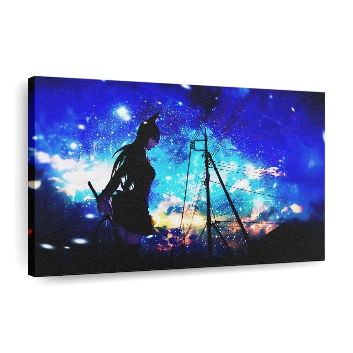 Anime Fox Girl Anime Madchen - Leinwand - Leinwandbilder