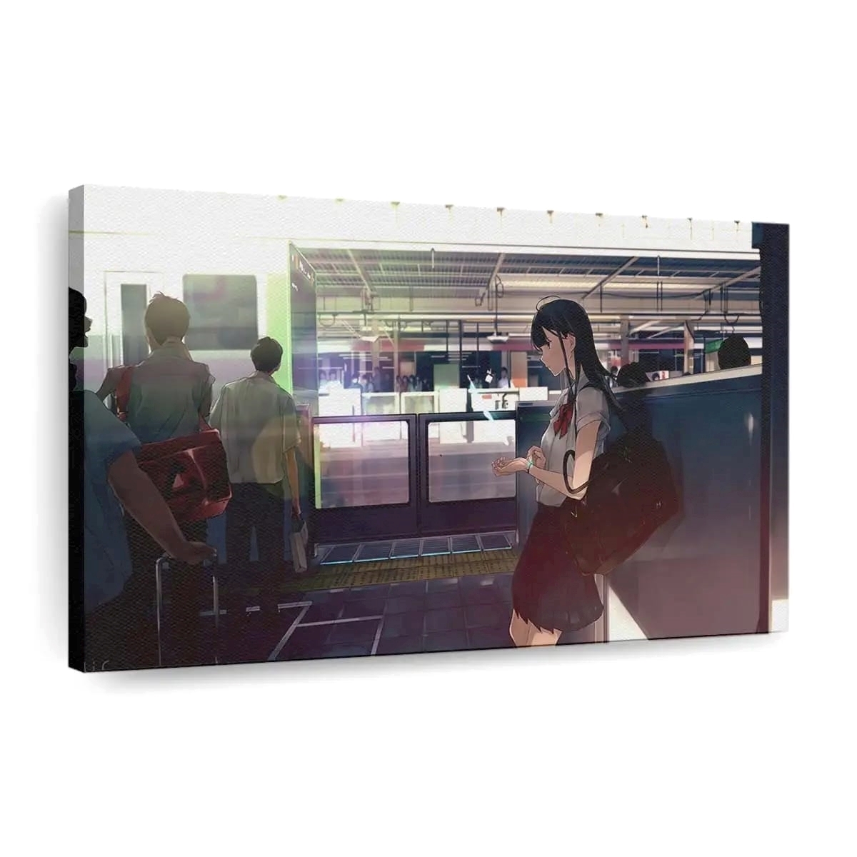 Anime Girl After School Anime Madchen - Leinwand - Leinwandbilder