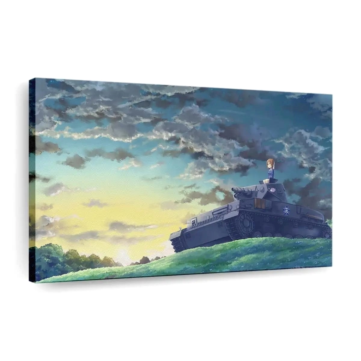 Anime Girl Panz Anime Madchen - Leinwand - Leinwandbilder