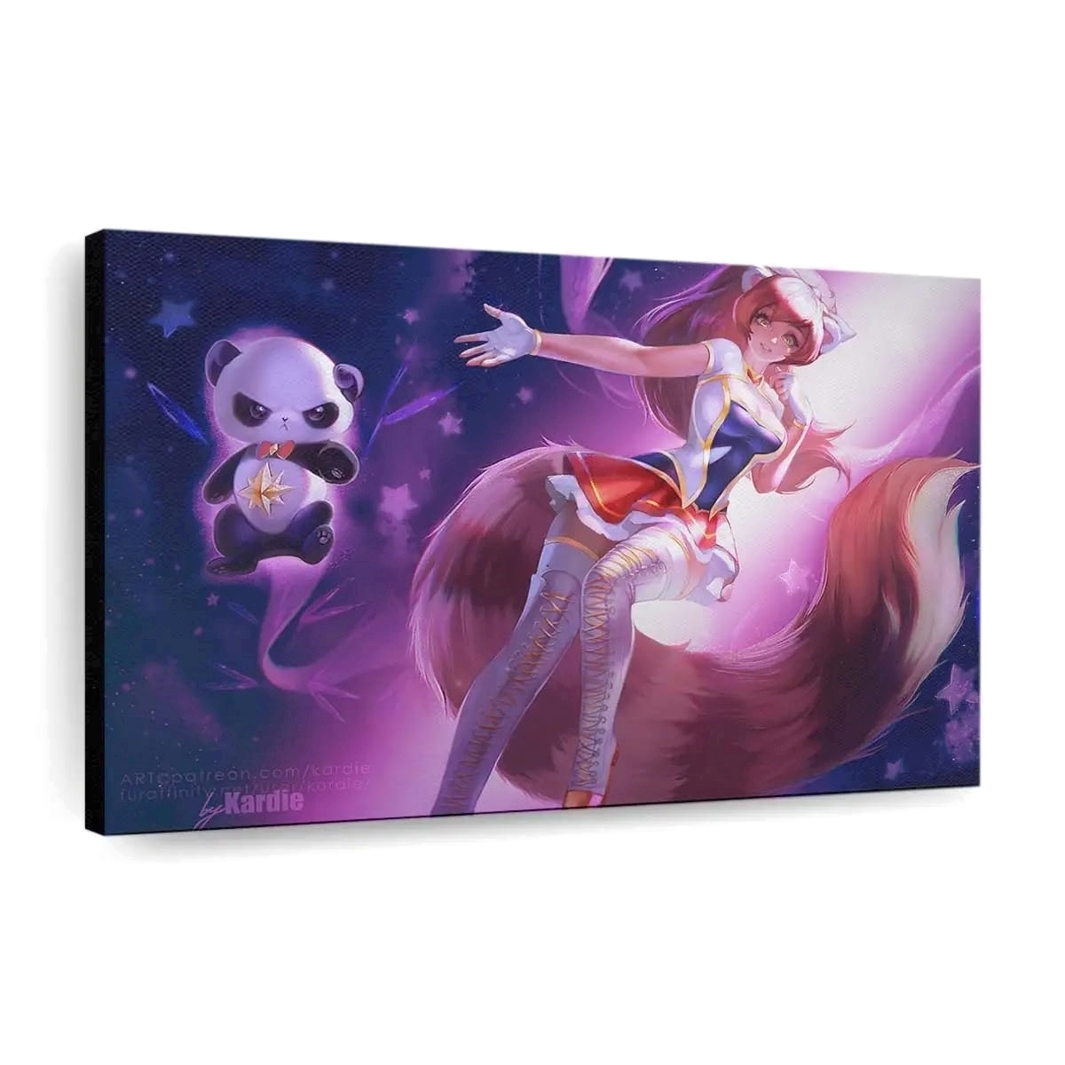 Red Panda Mei Anime Madchen - Leinwand - Leinwandbilder