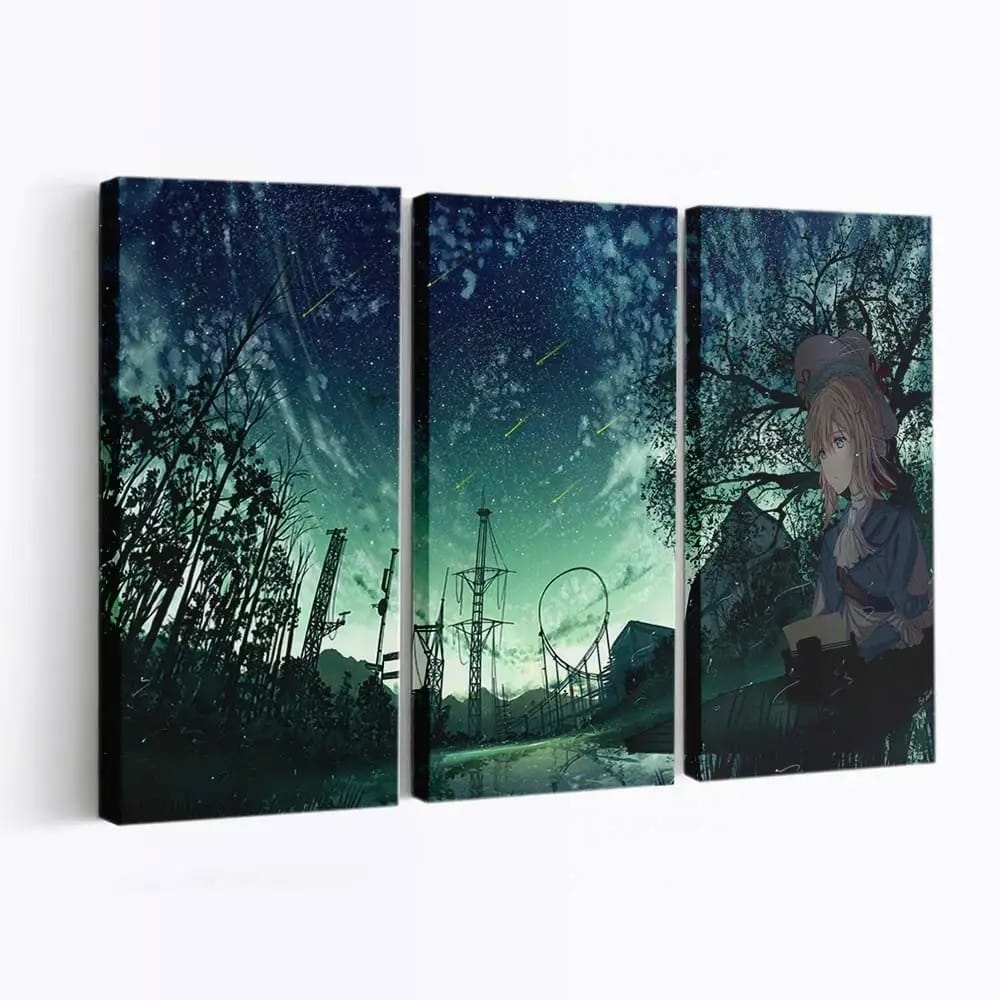 Anime Violet Evergarden Anime Madchen - Leinwand - Leinwandbilder