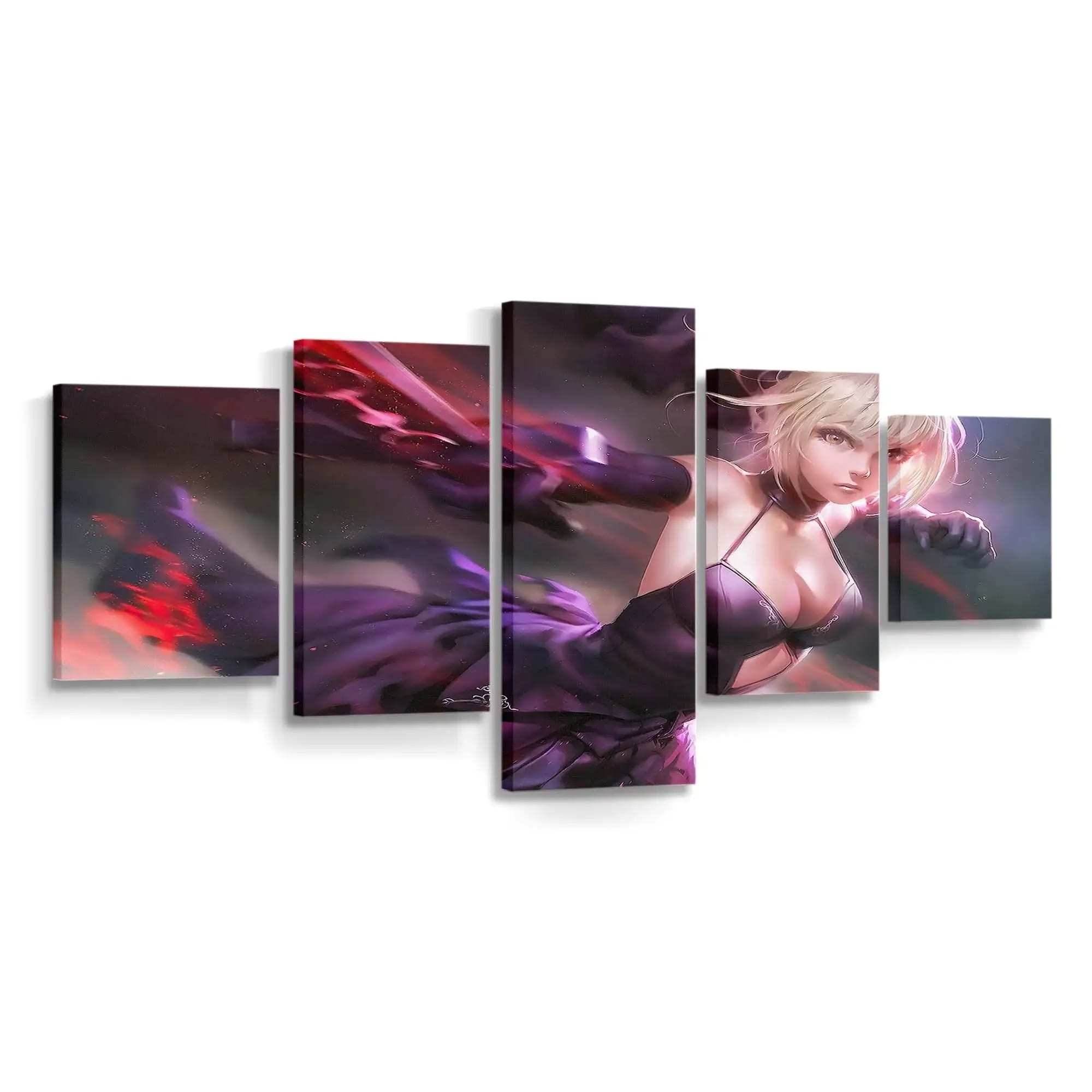 Anime Fate Grand Order Saber Fate Series Anime Madchen - Leinwand - Leinwandbilder