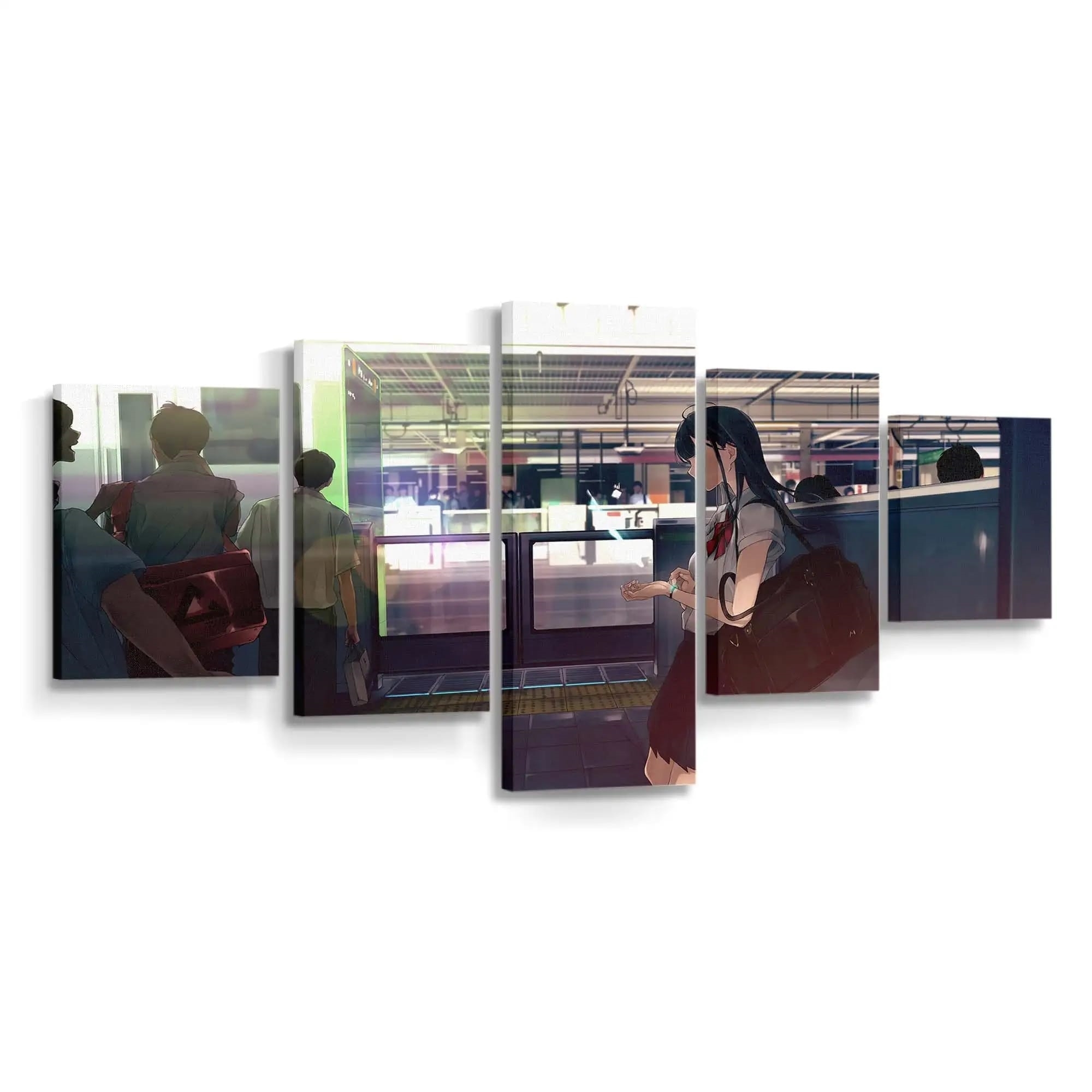 Anime Girl After School Anime Madchen - Leinwand - Leinwandbilder