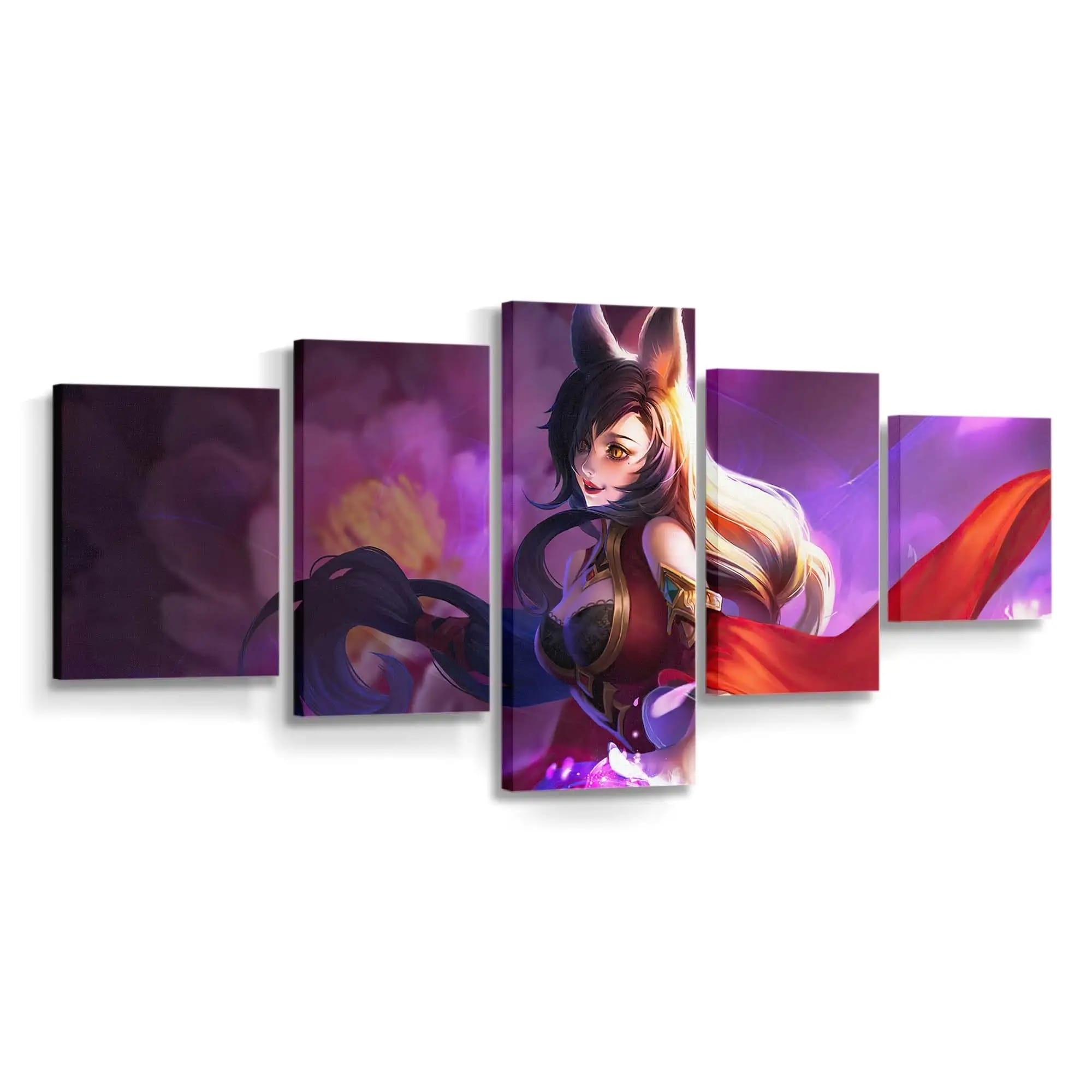 King Glory Anime Girl Animals Ears Anime Madchen - Leinwand - Leinwandbilder