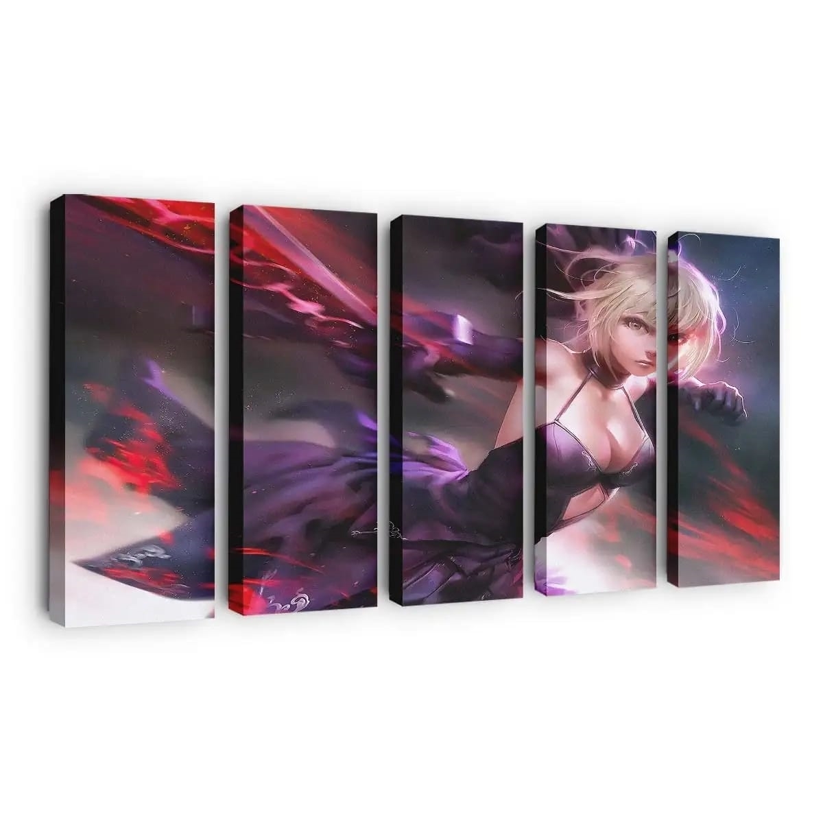 Anime Fate Grand Order Saber Fate Series Anime Madchen - Leinwand - Leinwandbilder