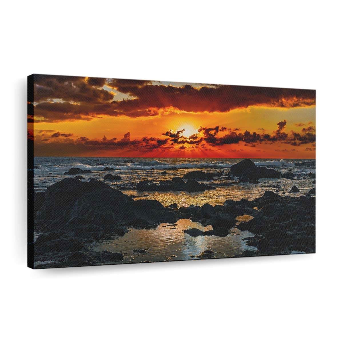 Sunset Canary Islands Leinwand - Leinwandbilder