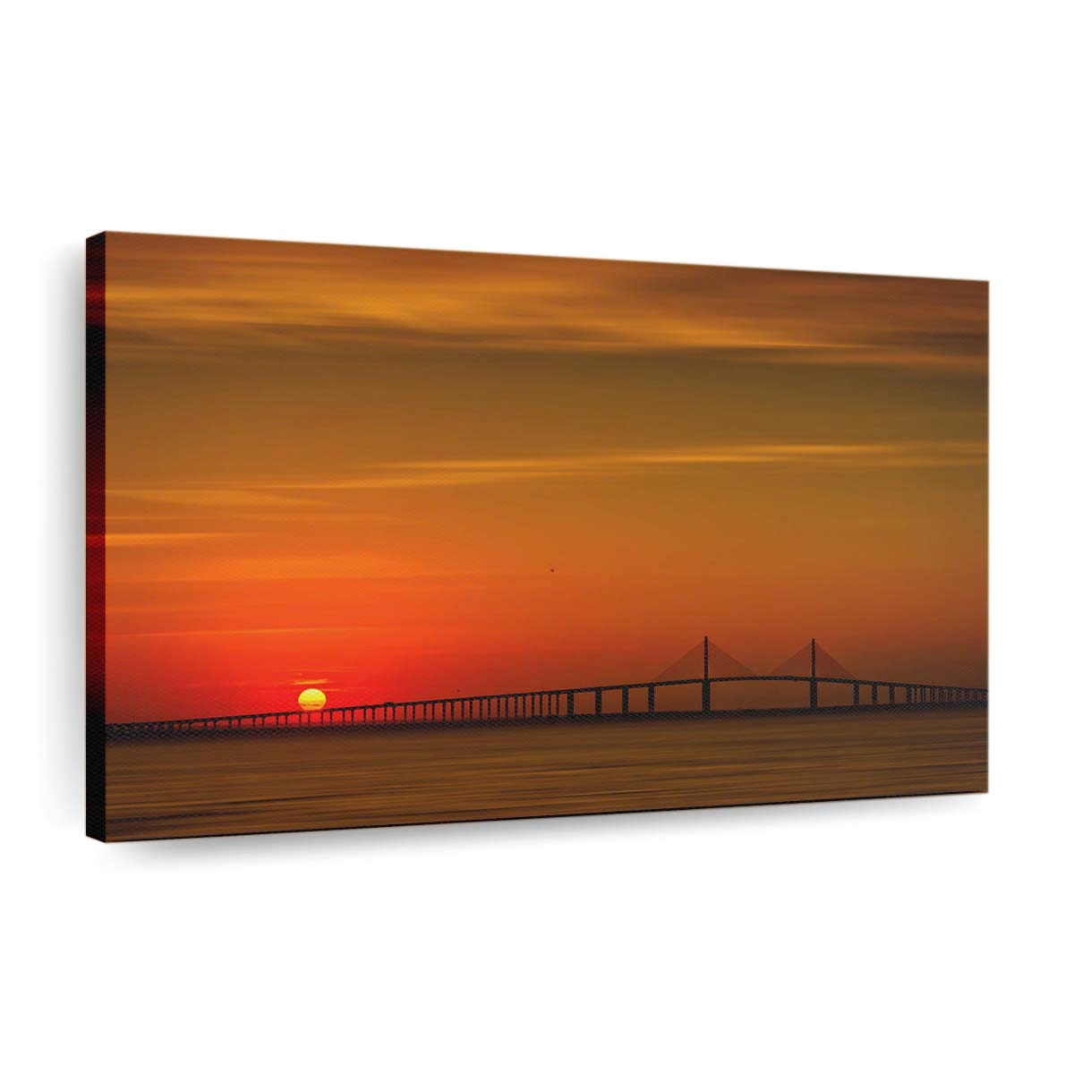 Sunshine Skyway Bridge Florida Leinwand - Leinwandbilder